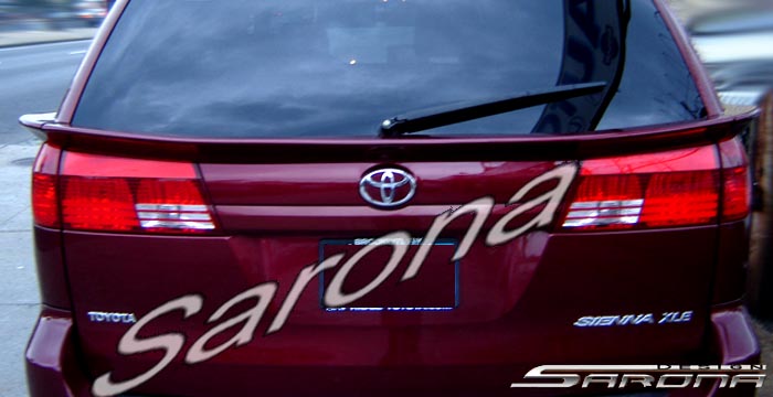 Custom Toyota Sienna Trunk Wing  Mini Van (2004 - 2010) - $389.00 (Manufacturer Sarona, Part #TY-047-TW)